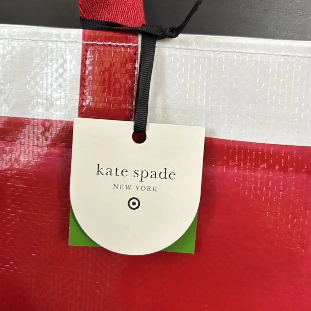 Kate Spade LIMIT EDITION x Target Large Red and White Tote Bag